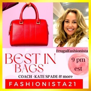 Thursday SHOW 9 pm est  BEST in BAGS PLUS